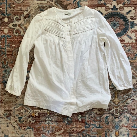 Madewell Tops - Madewell White Button Down Blouse
